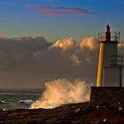 La lumière du soir sur  le  phare