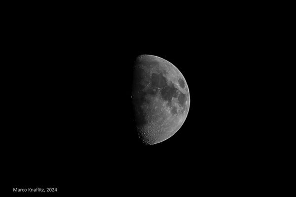 La luna all'infrarosso