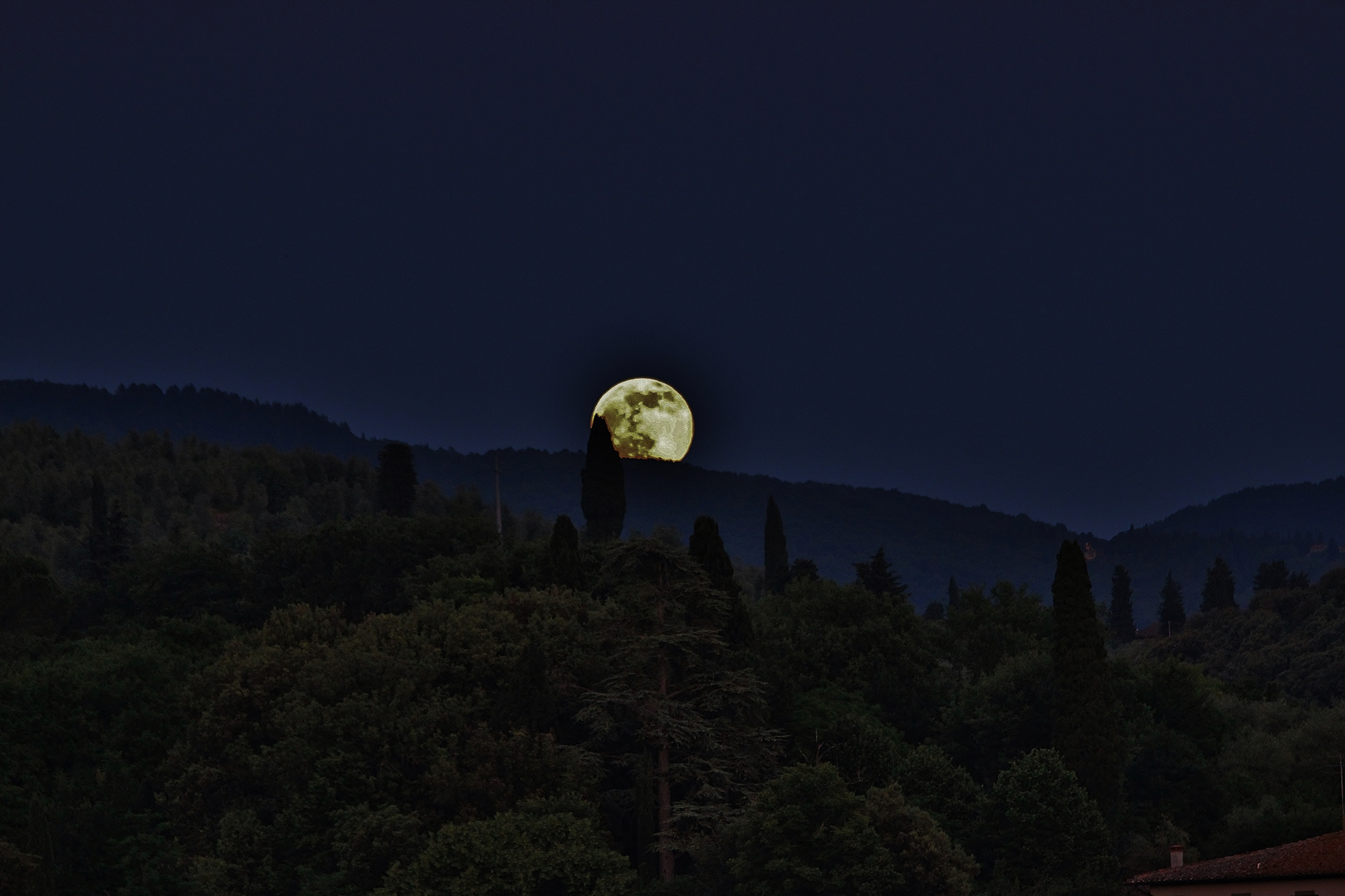 la luna che sale