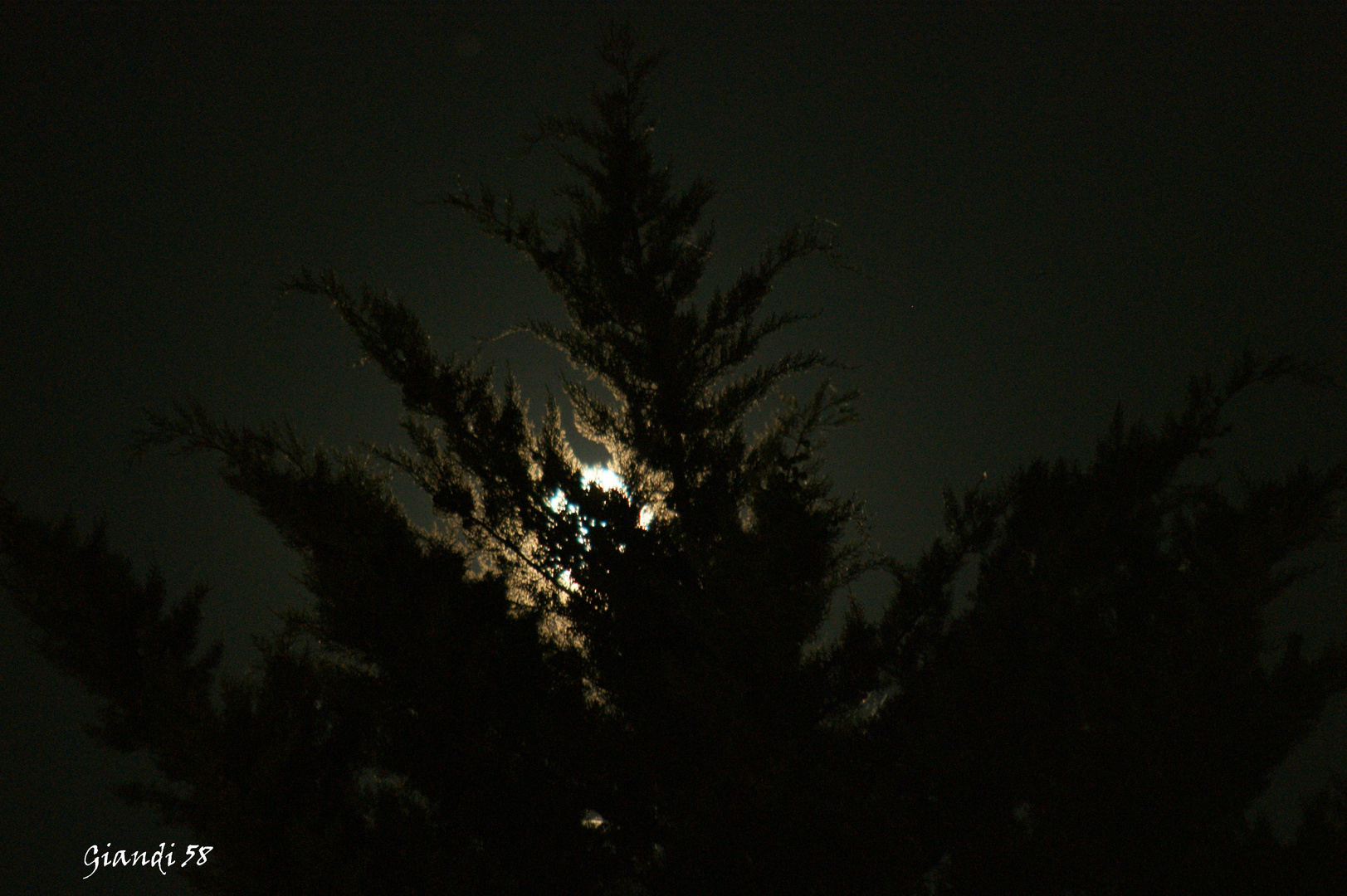 la luna da casa mia