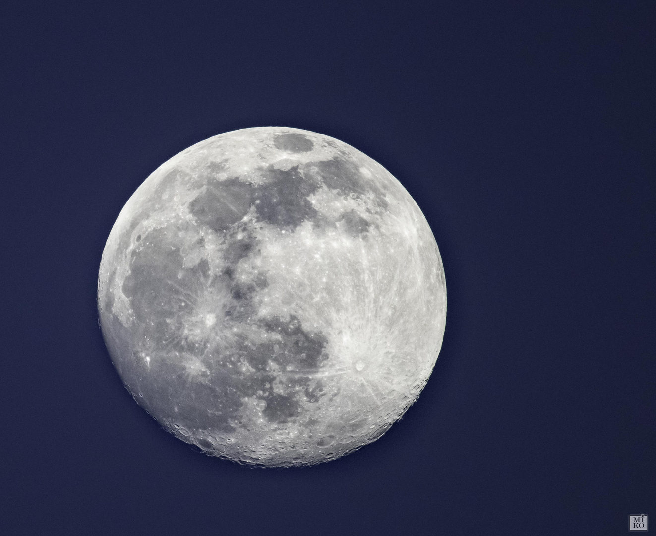 La Luna - der Mond am 25.02.