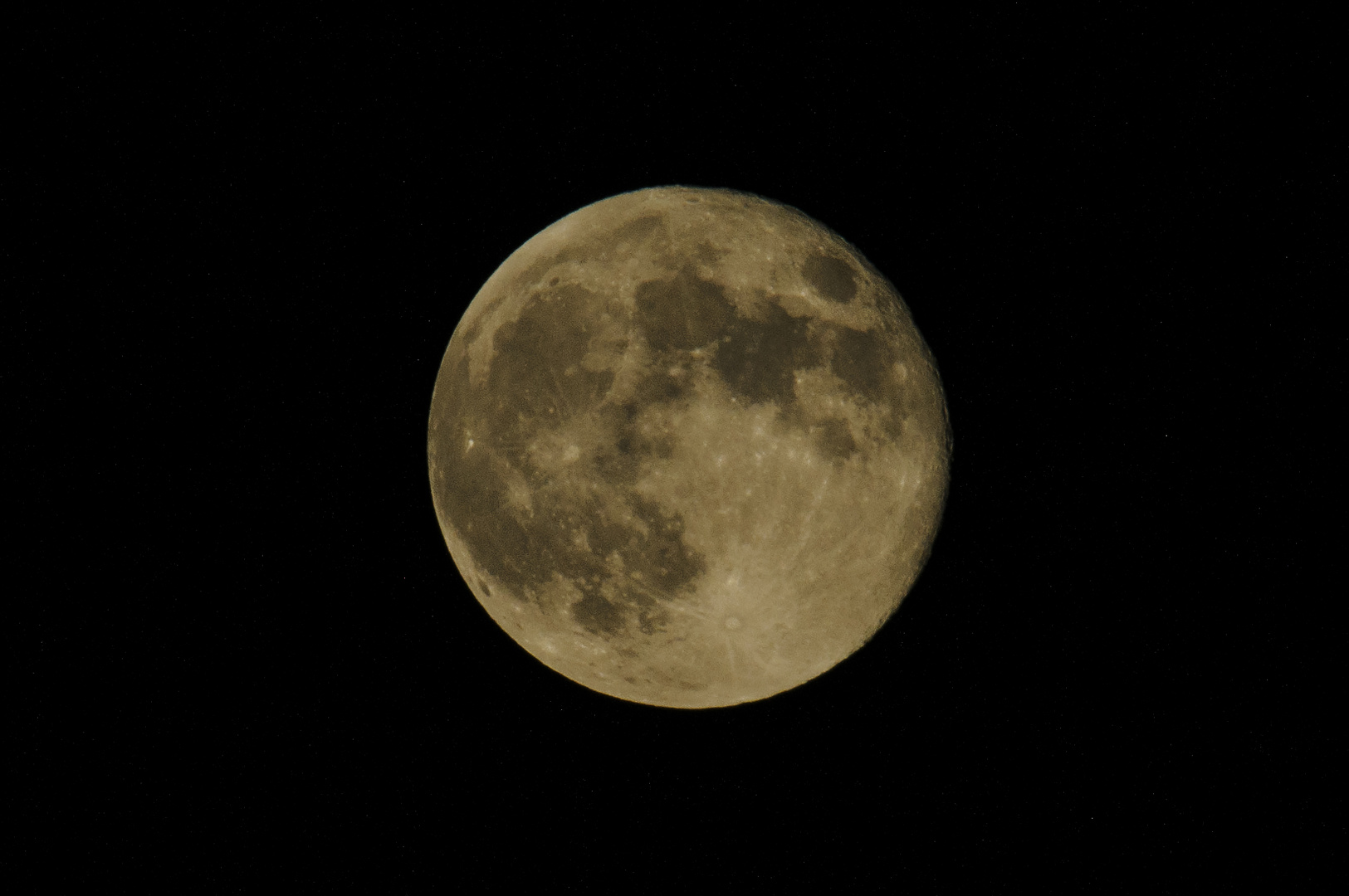 La Luna desde Sanlúcar de Barrameda