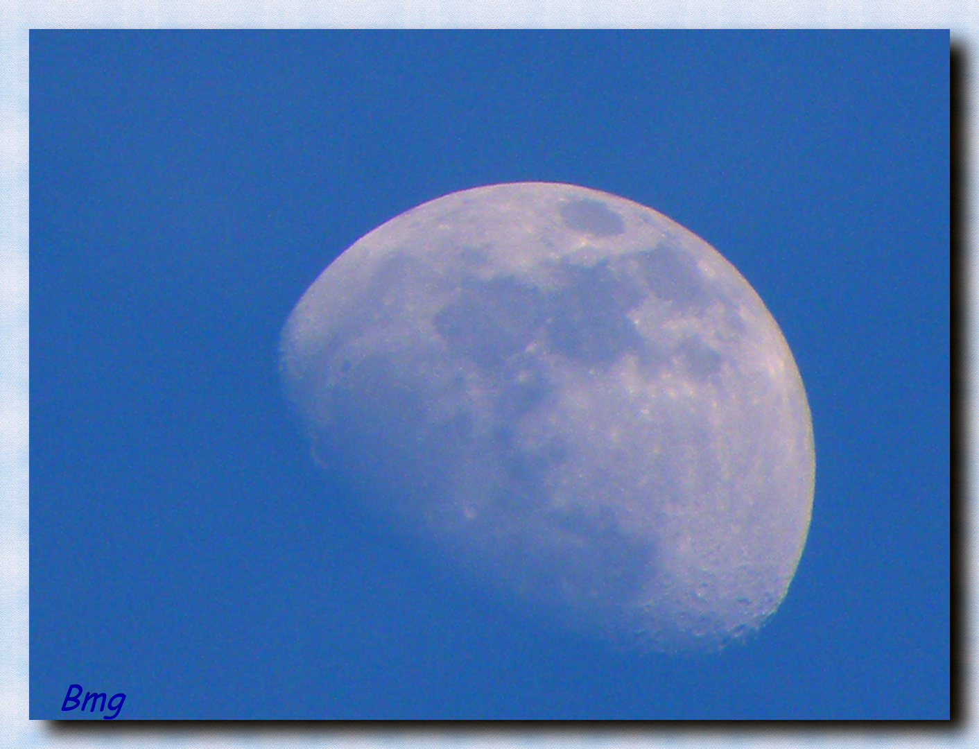 La luna di giorno