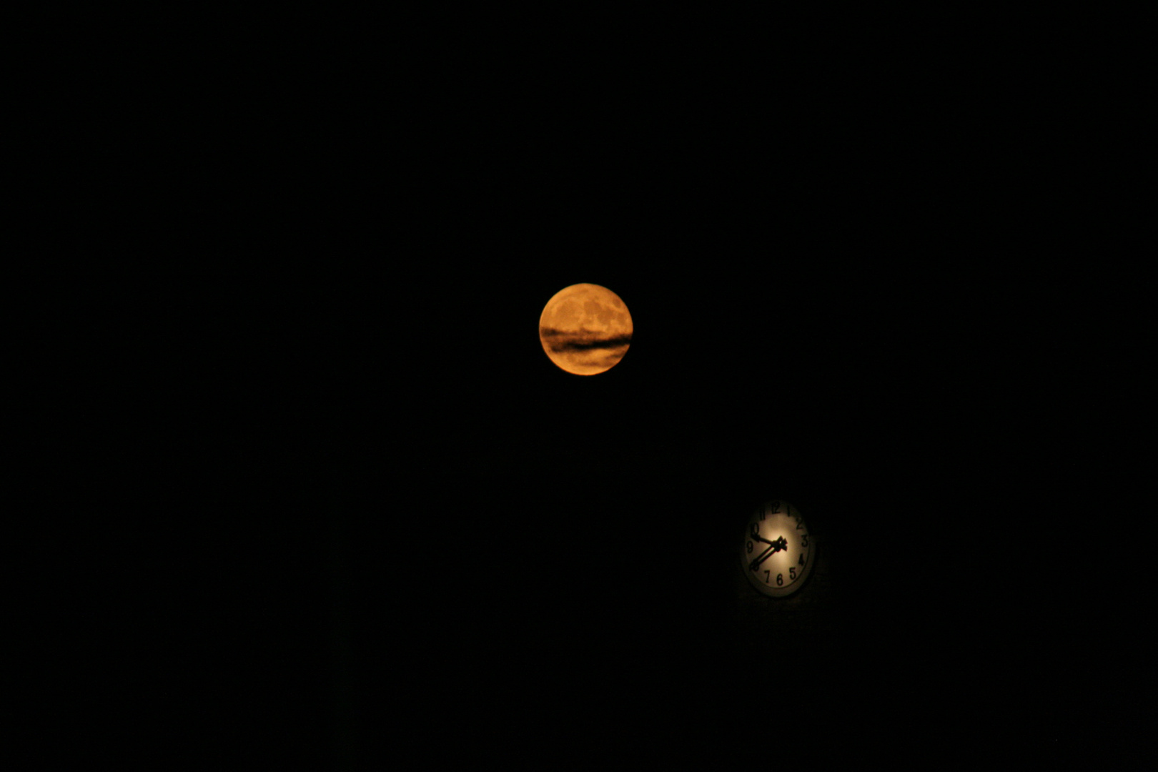 la luna e il tempo