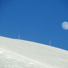 La luna e la neve