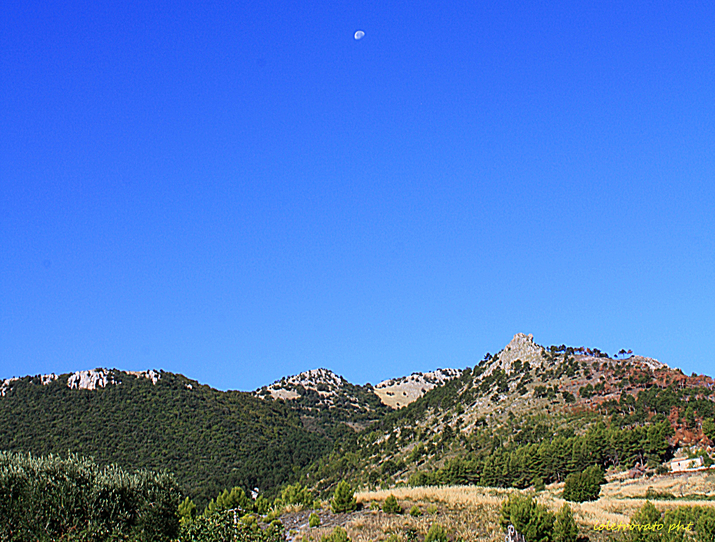 la luna lassù....