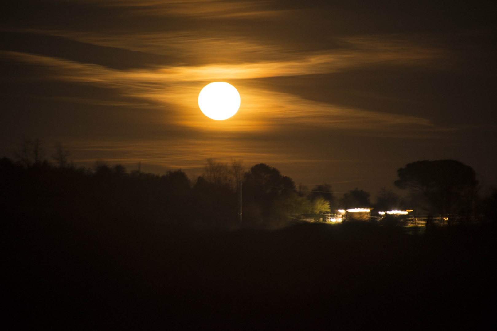 la luna mi illumina