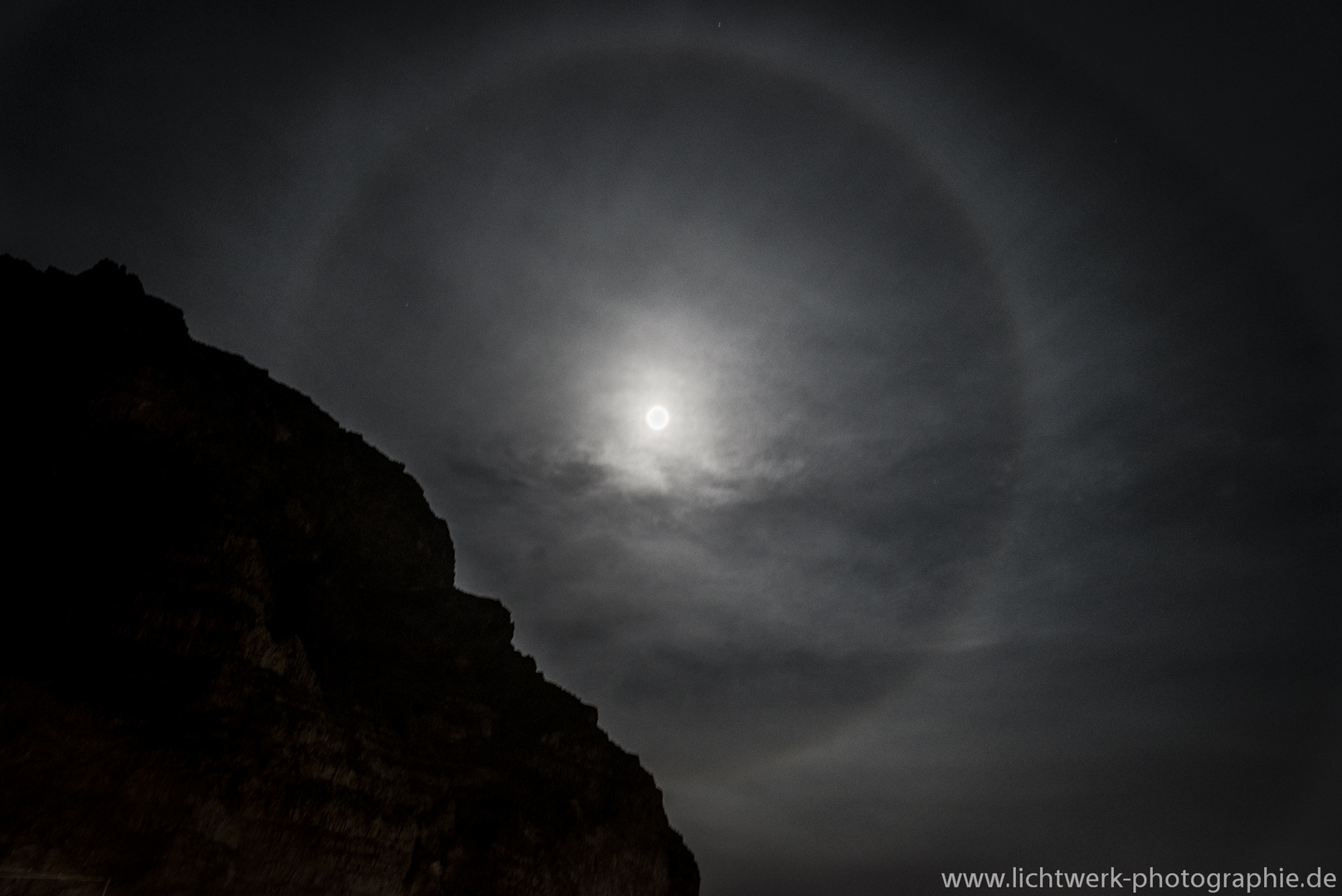 la luna - Mond mit Halo