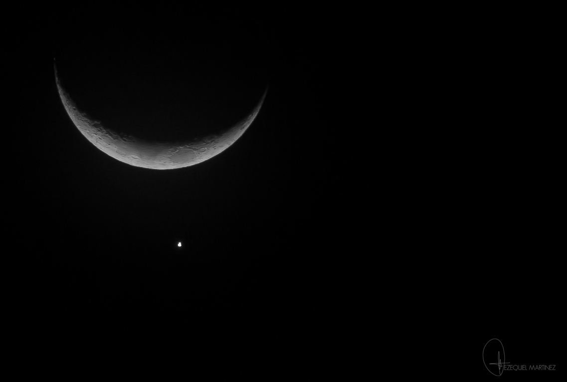 La Luna y Venus