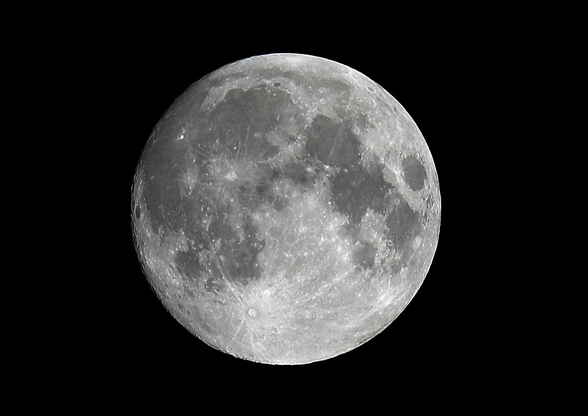 La Lune à minuit...