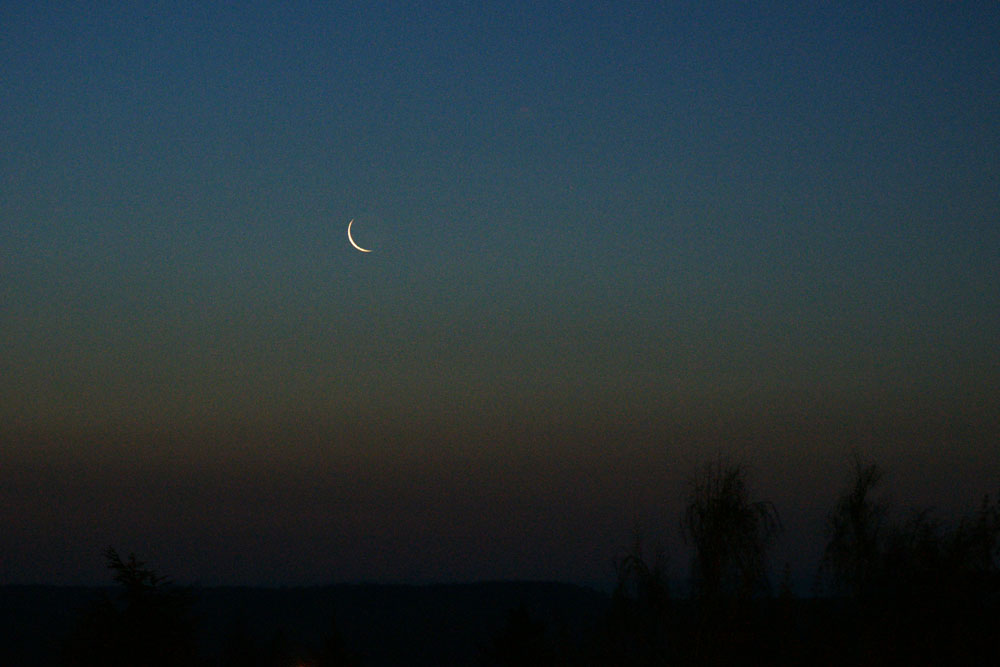 la lune ce matin 2