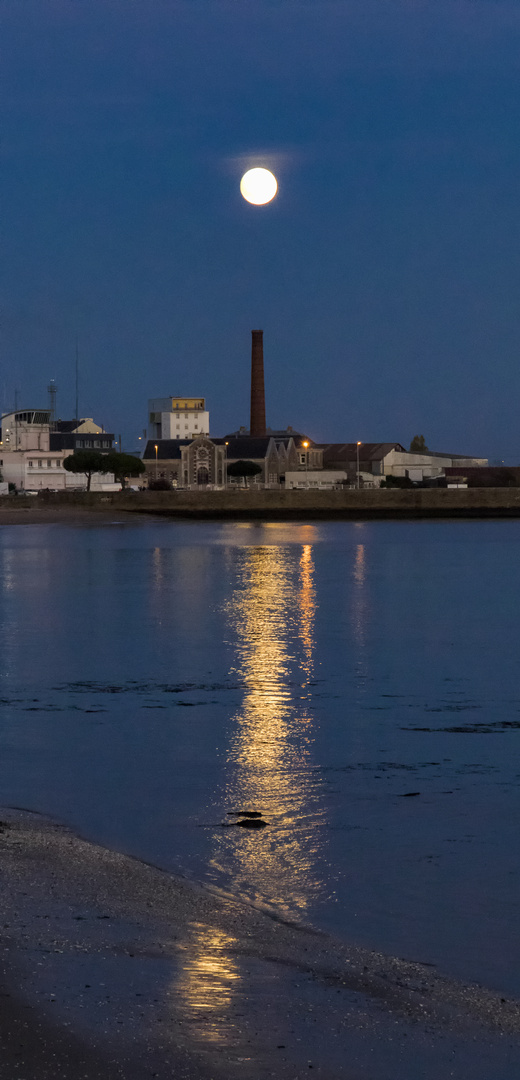 La lune et la mer