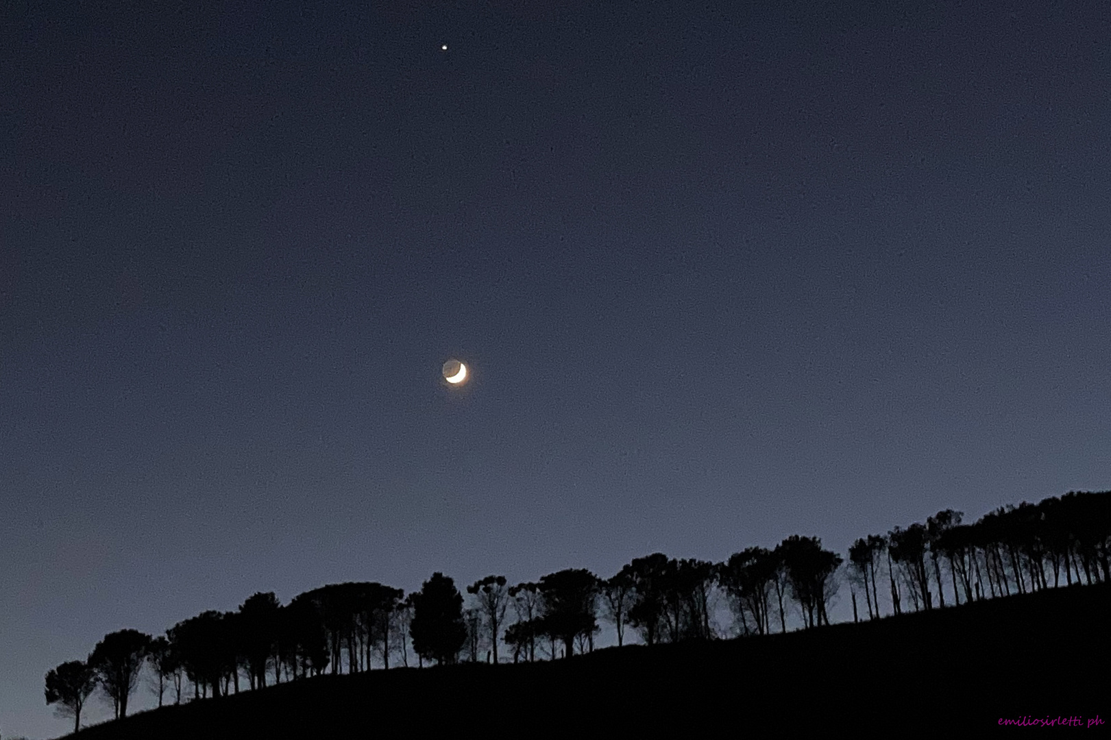 La Lune et Sirius