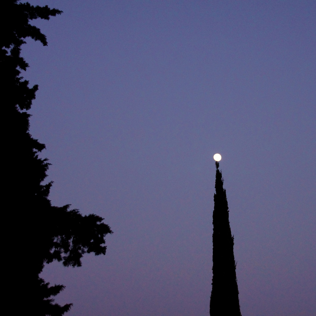 La lune se repose...