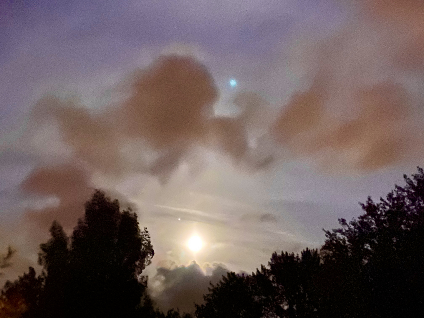 La Lune sur Saint Lunaire Foto & Bild natur Bilder auf