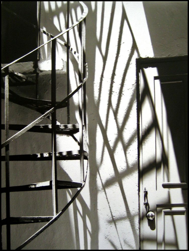 La luz de una escalera