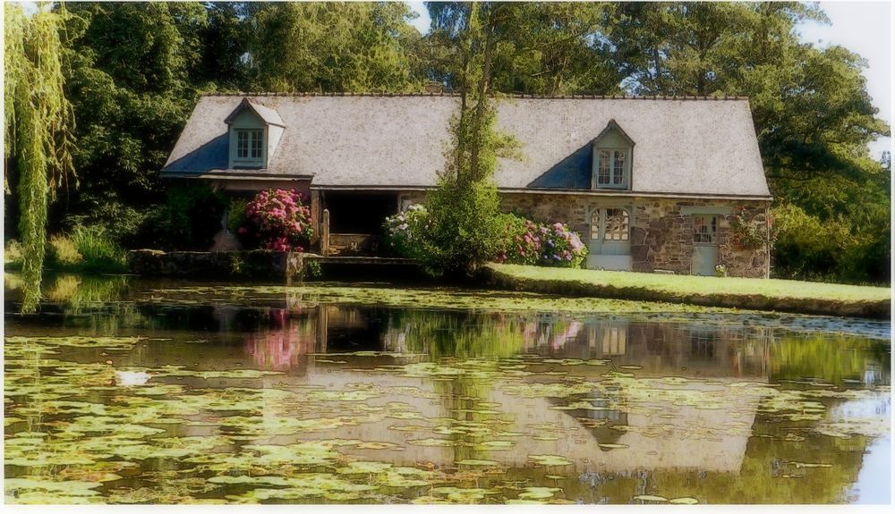 la maison au bord de  l'eau