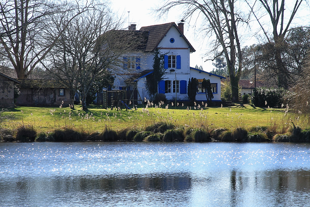 la maison au bord du lac !