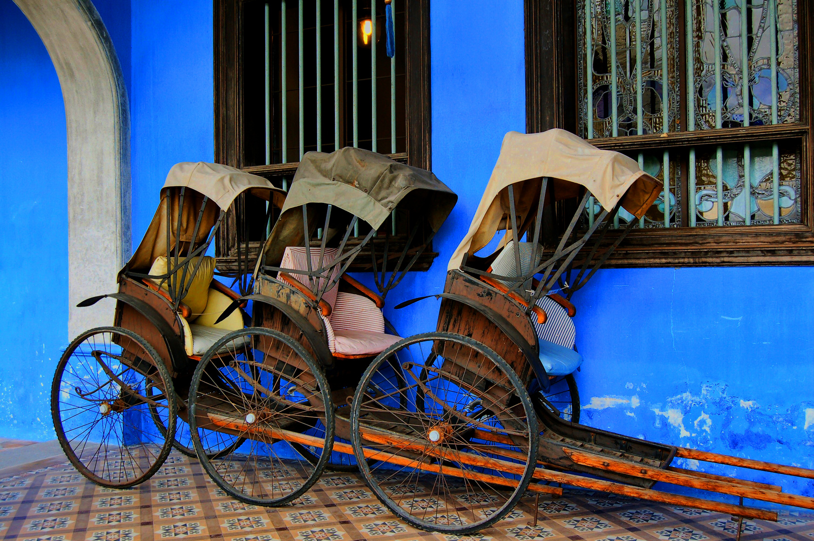 La maison bleue à Penang (Malaisie)