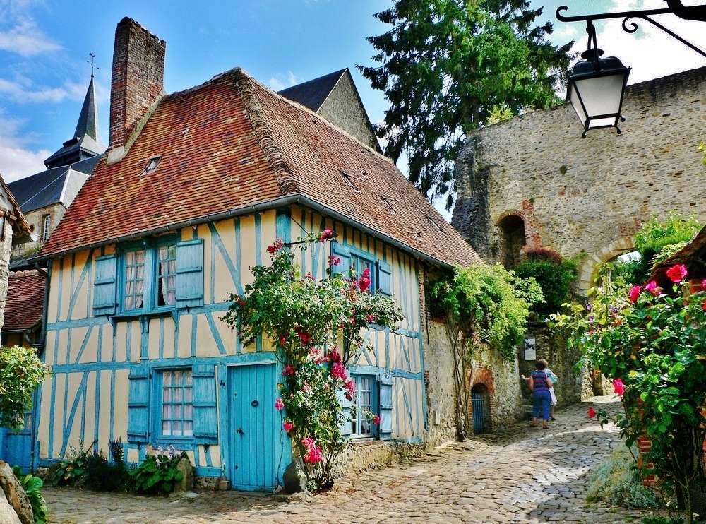 la Maison bleue de Gerberoy......de 1690 