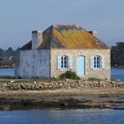 La maison de pêcheurs près de l'île de Saint-Cado (Morbihan)