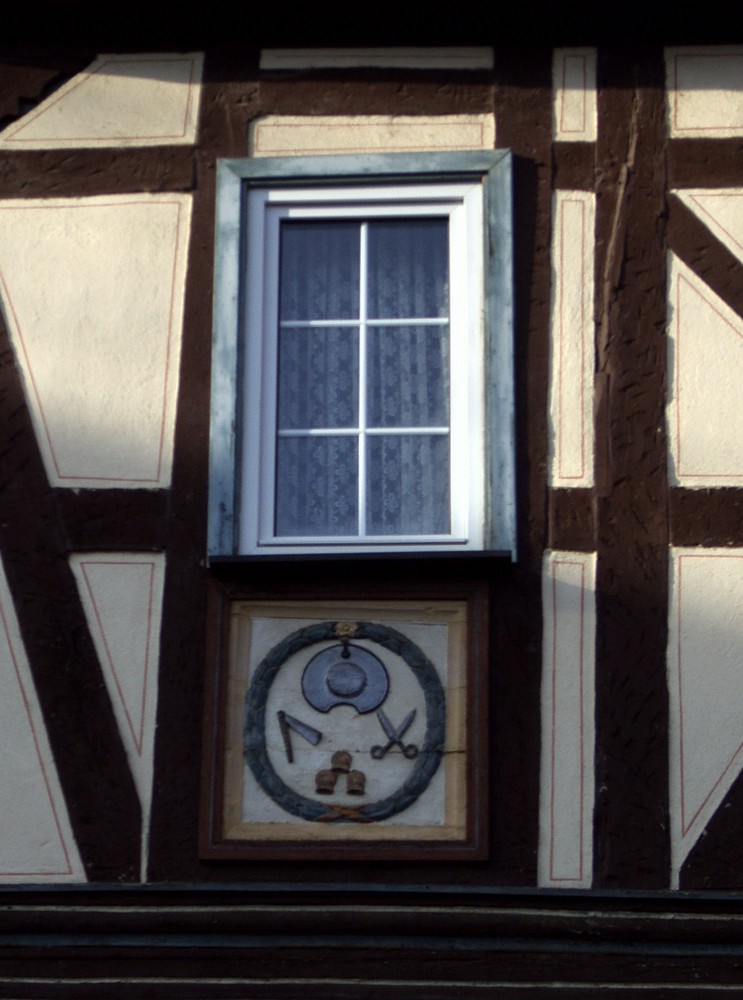 La maison Obertorstraße 2 à Runkel (Hesse, Allemagne) - Vue de détail 