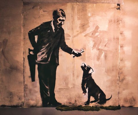 La maldad humana. BANSKY. 