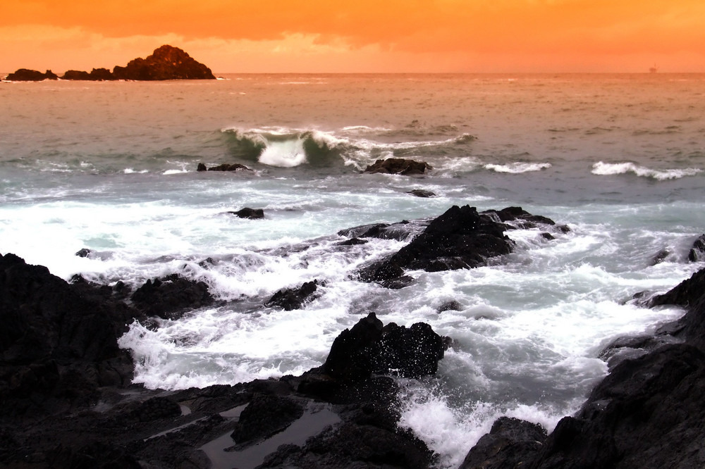 La Mar cubierta de cobre