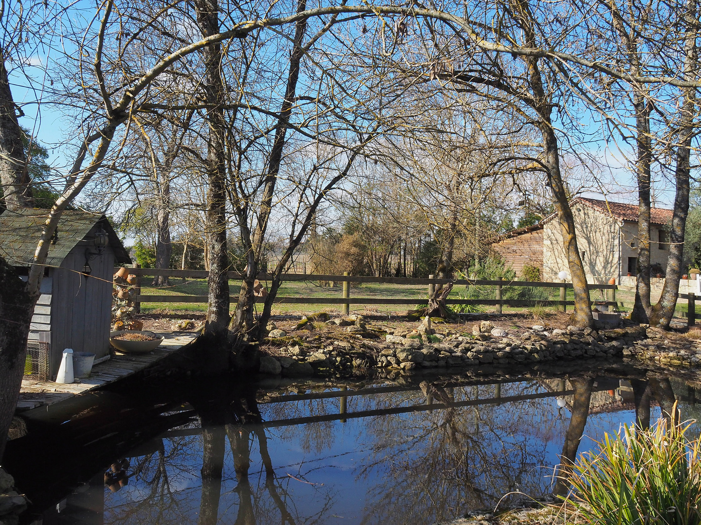 La mare….sans canards, au Vieux Pressoir