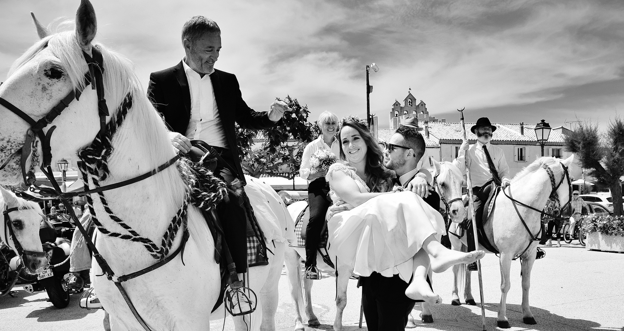 La mariée aux pieds nus !