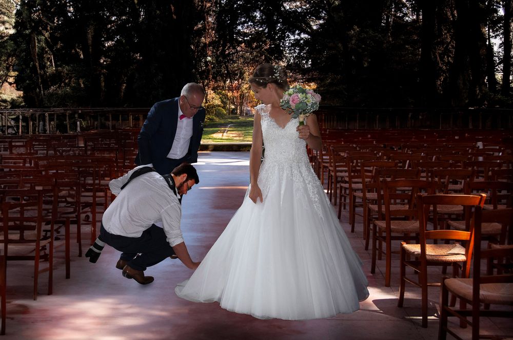 La mariée en shooting