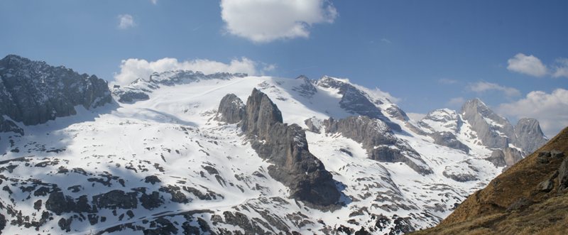 La Marmolada vista dal Rifugio Padon