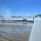 la mattina fra i geyser