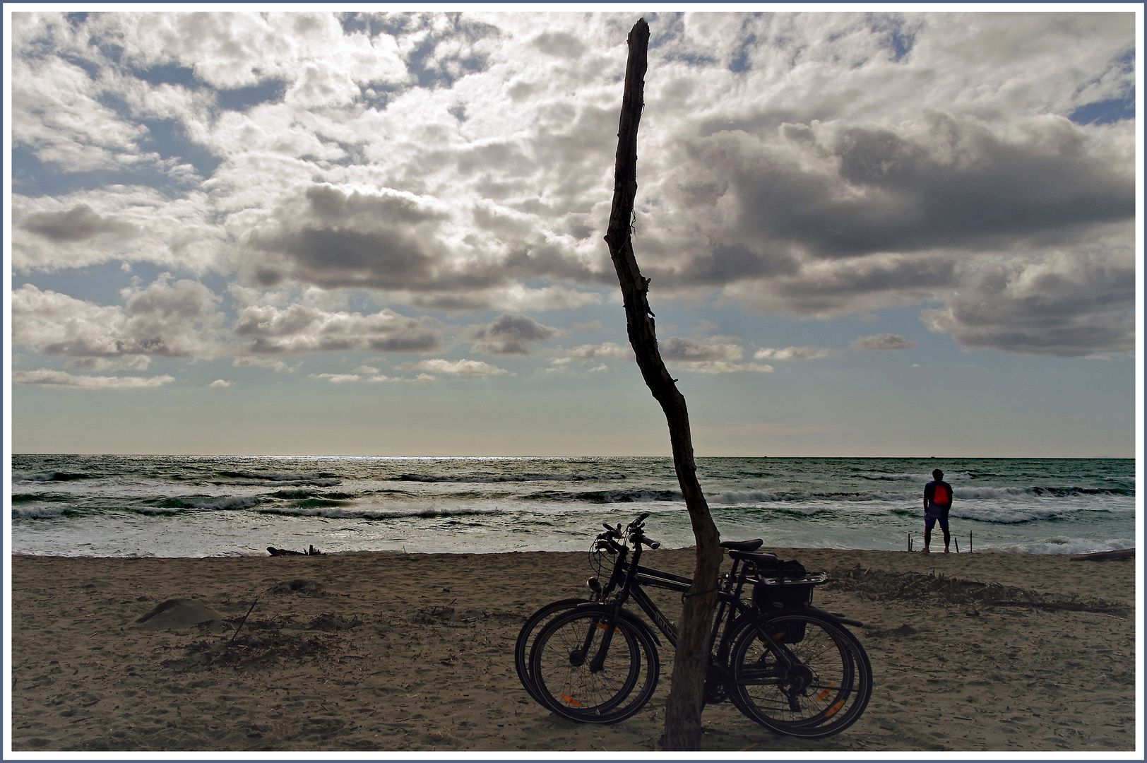 la mer à bicyclette.....