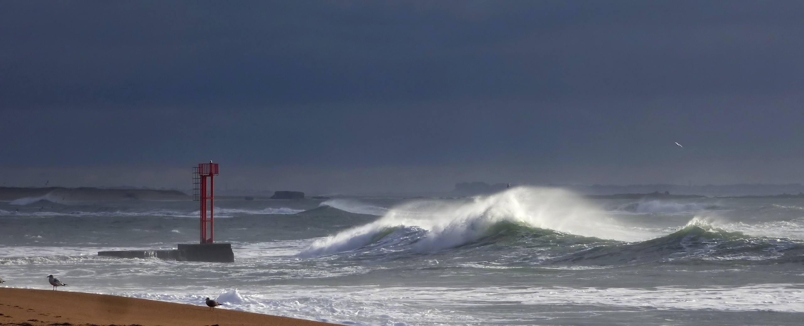 La mer en colère