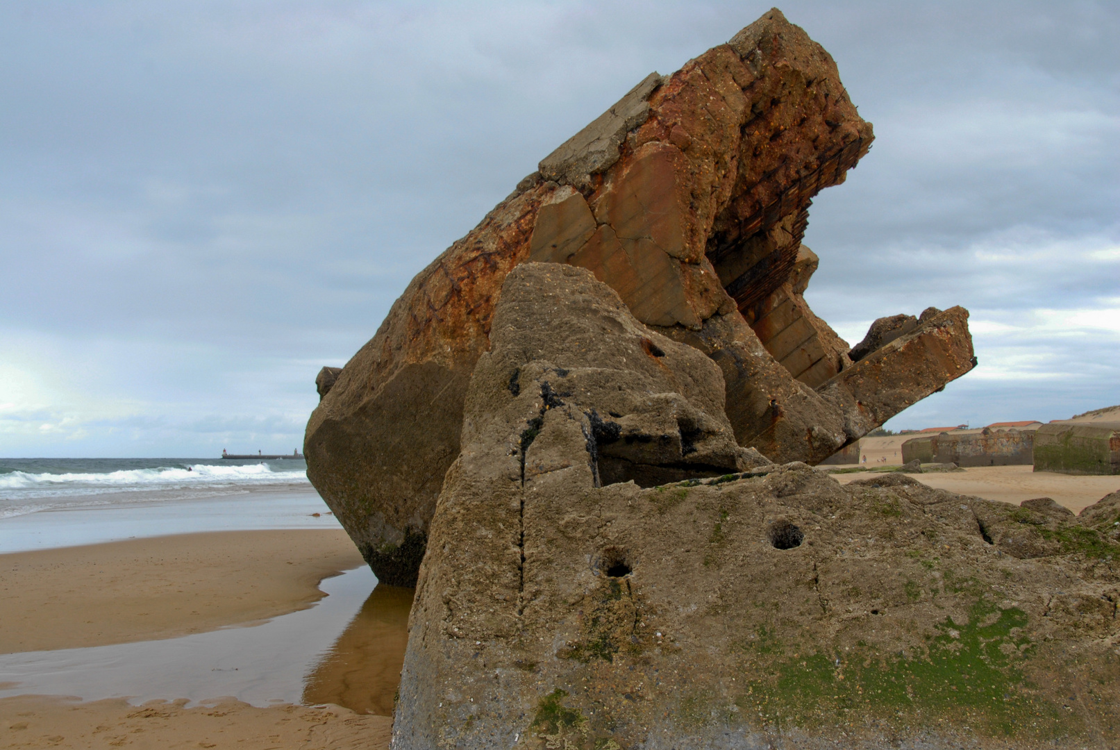 La mer est la plus forte - Capbreton plage sud