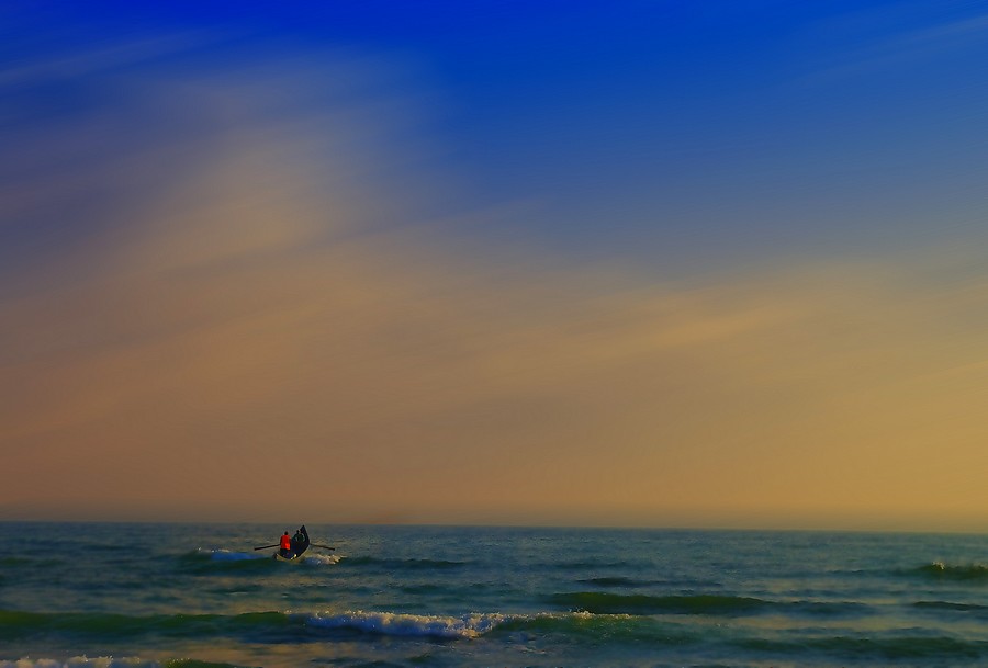 La mer et les pêcheurs