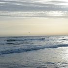 La Mer non loin de la Camargue soleil couchant