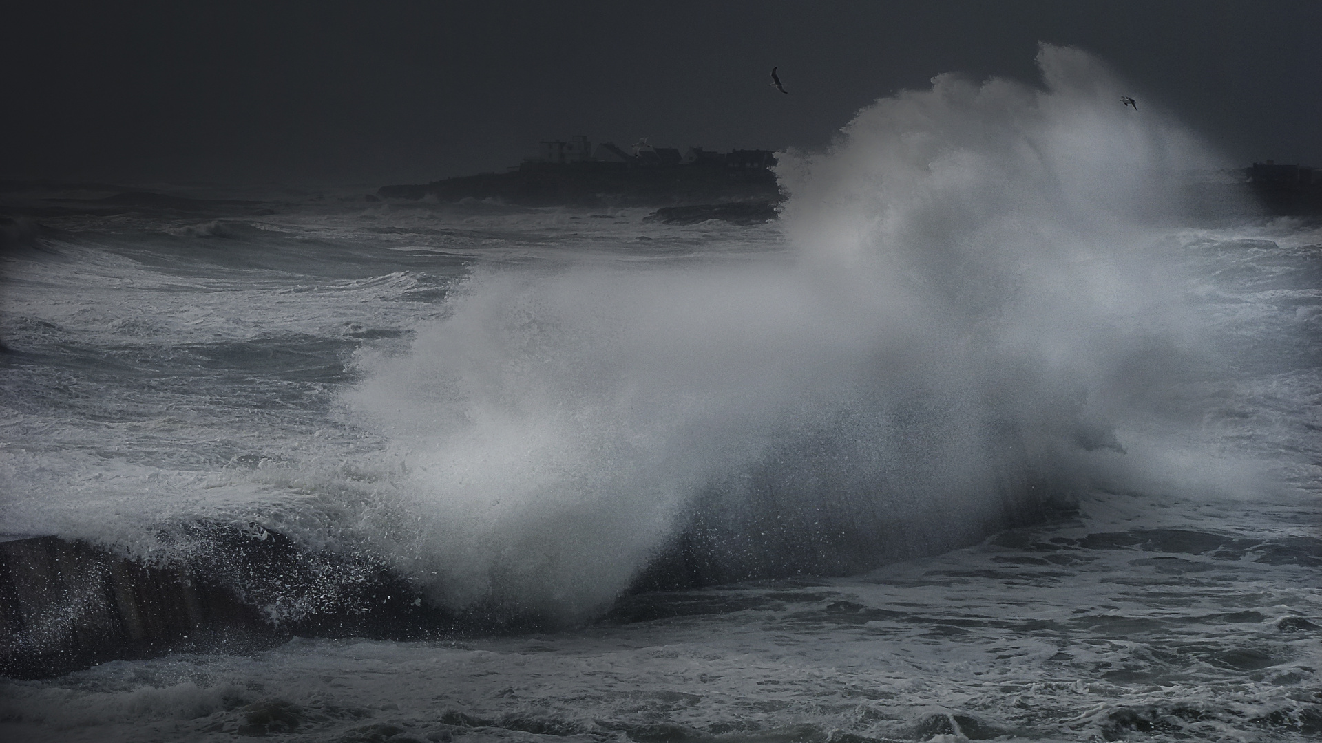 La mer se déchaine