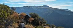 La Merica Hochebene mit Fortaleza Blick - La Gomera