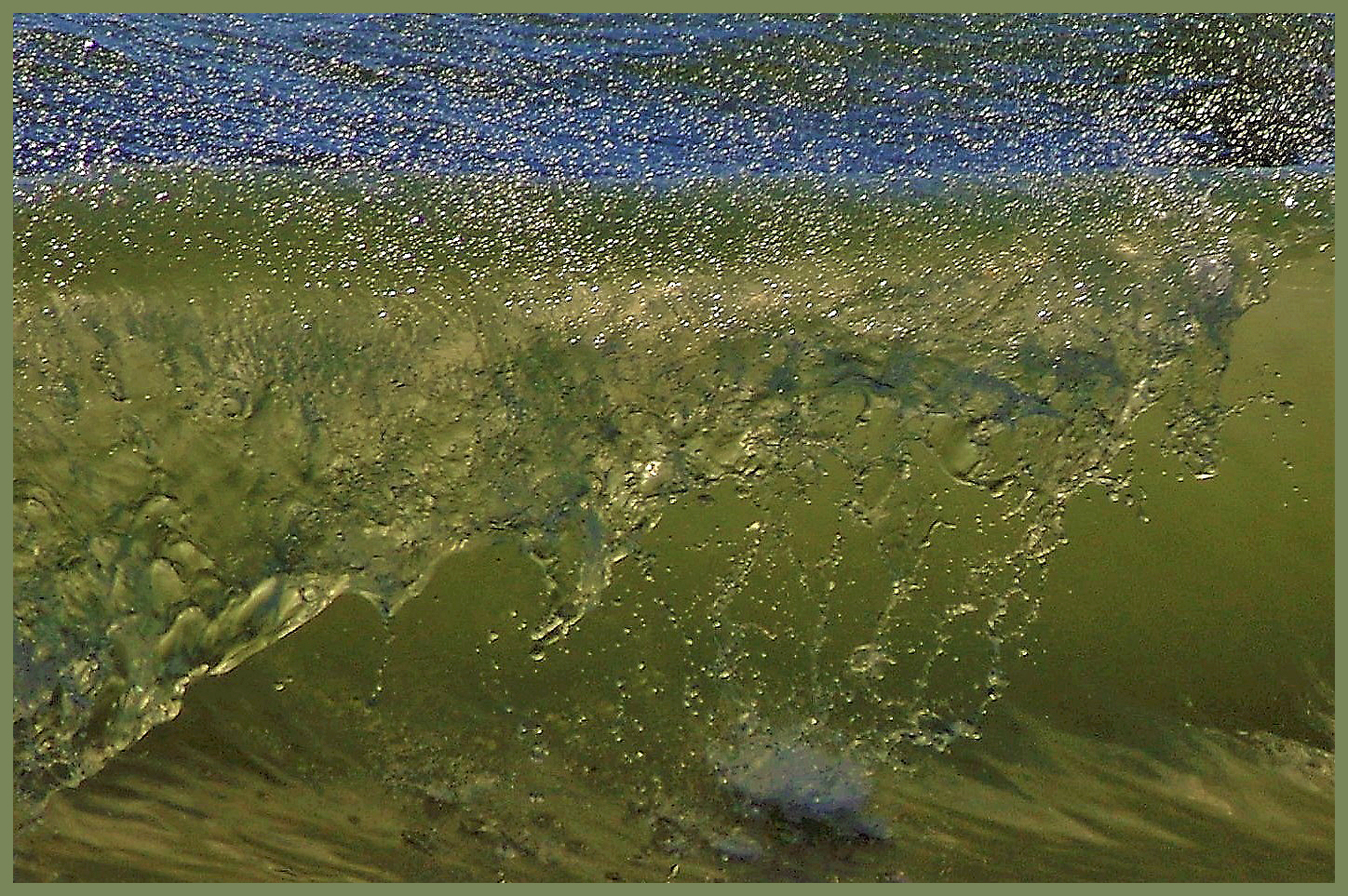 la métaphore des vagues sur la plage...