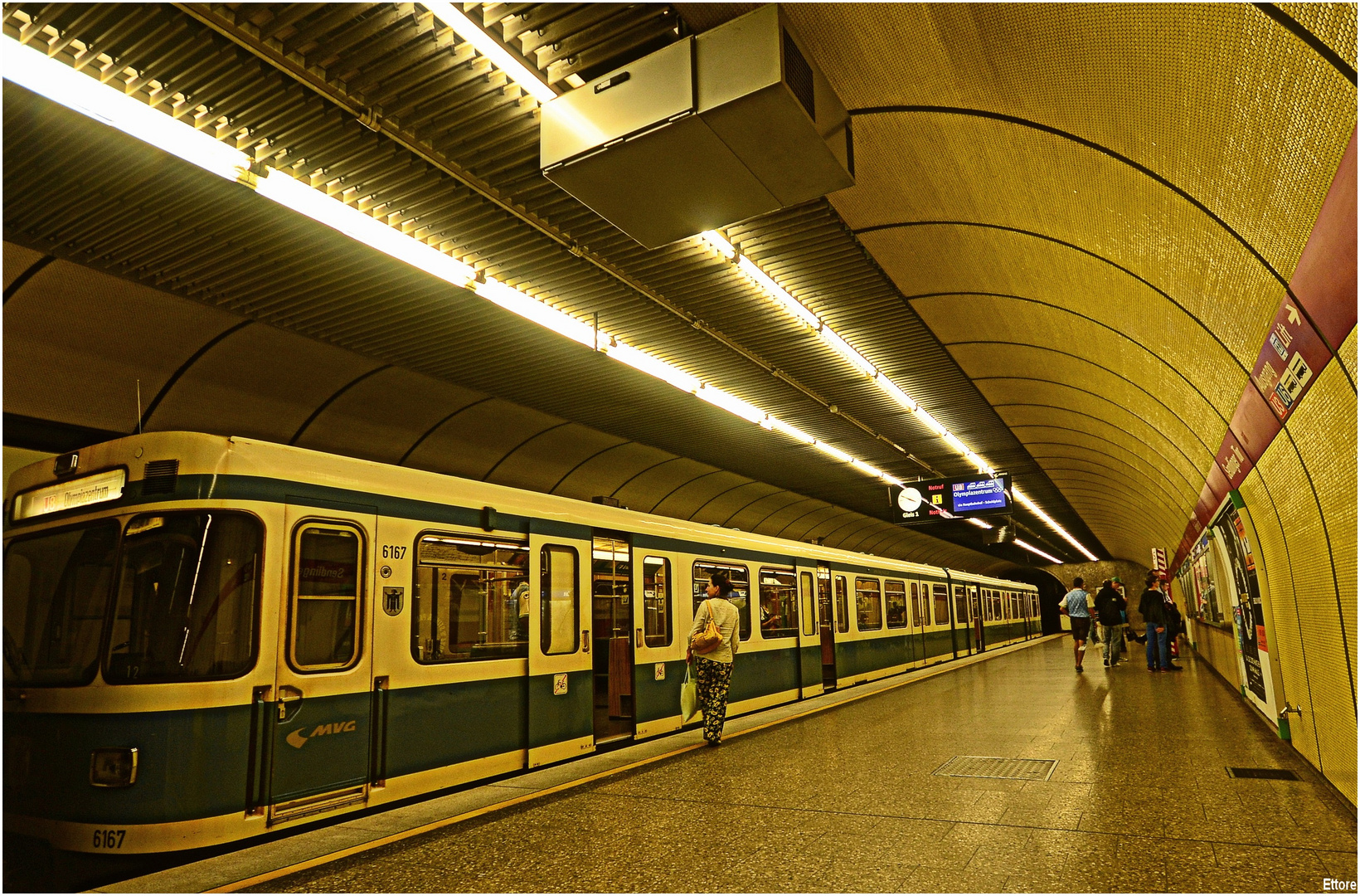 La metropolitana di Monaco di Baviera Foto Immagini tecnica e industria, treni e ferrovie