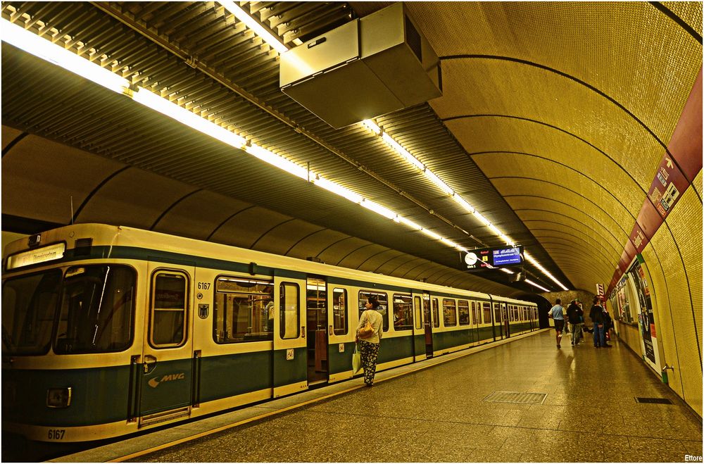 La metropolitana di Monaco di Baviera