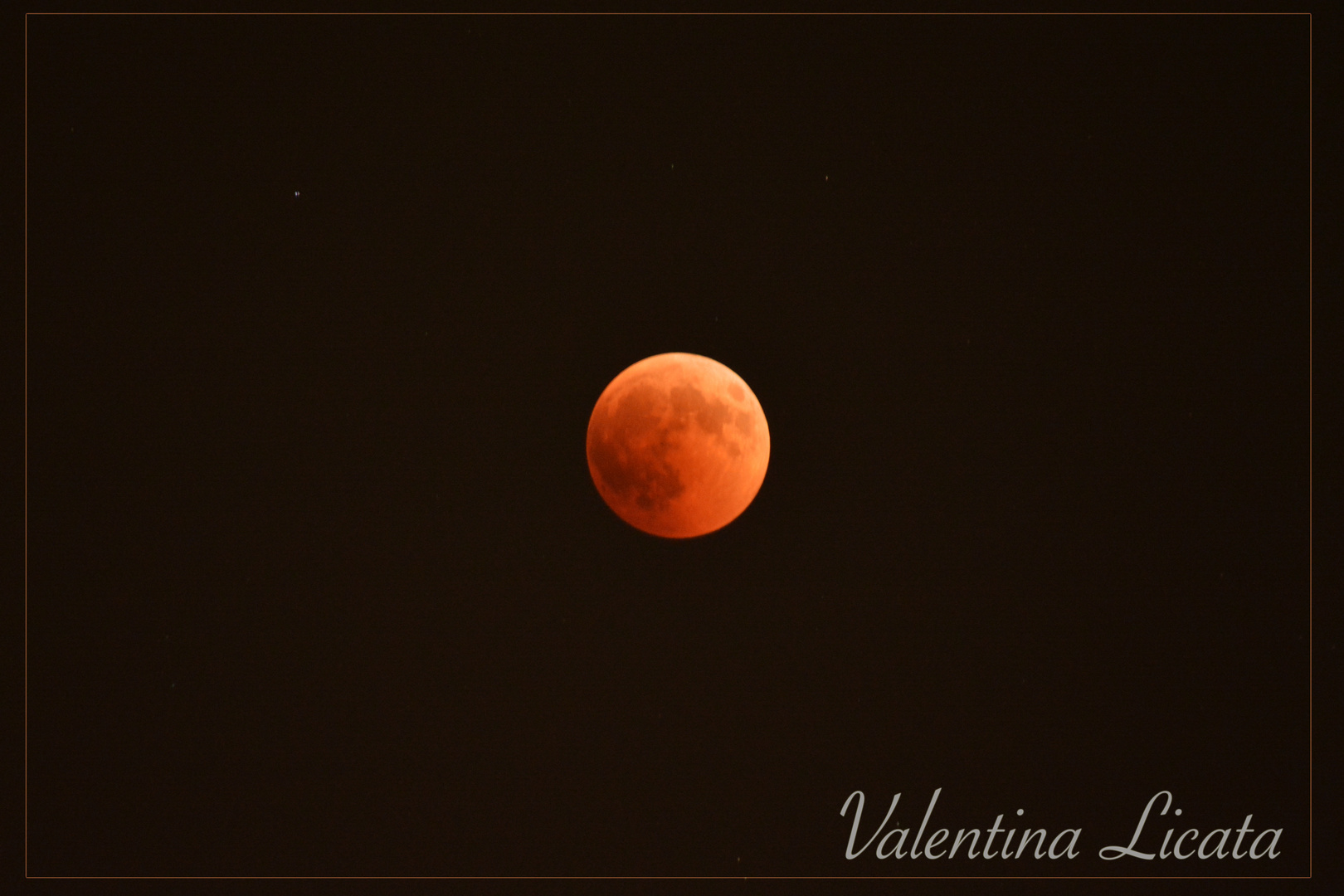 La mia Eclissi Lunare 2018