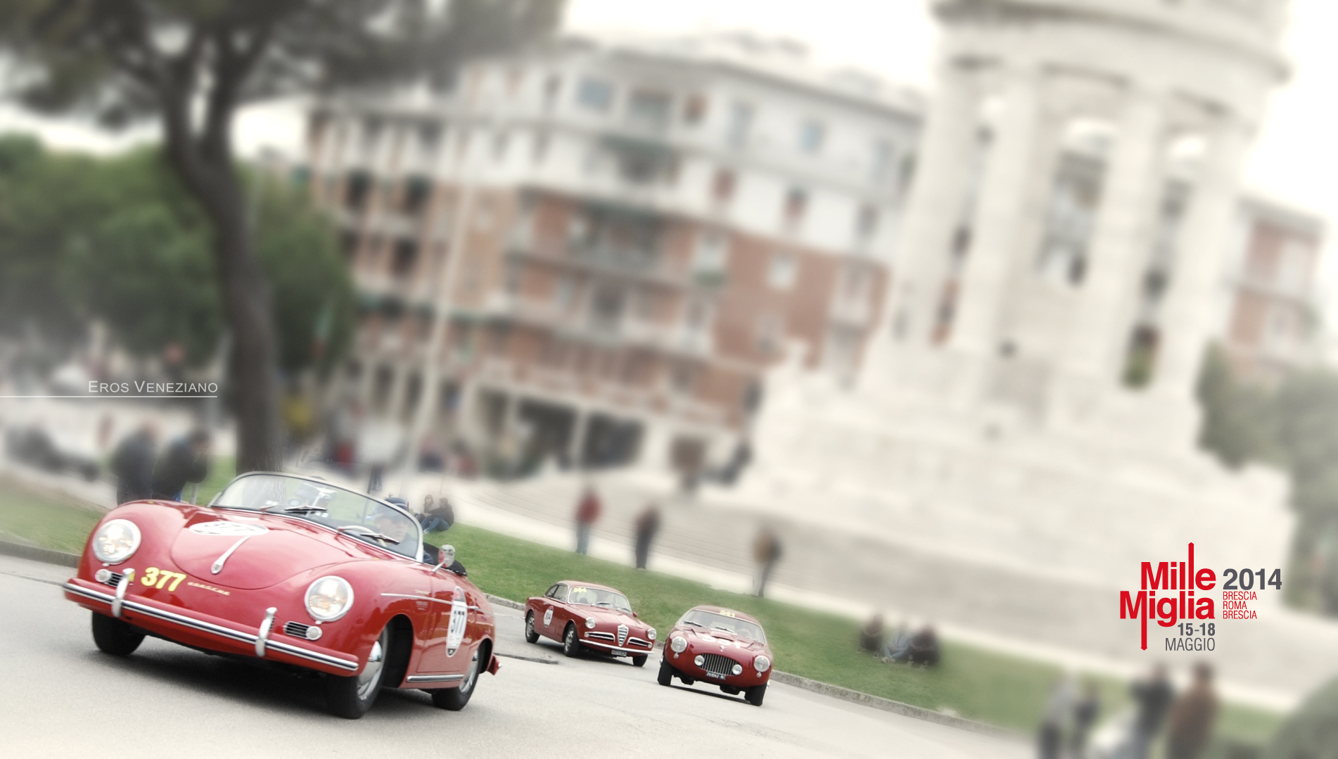 La Mille Miglia 2014 Porsche  356  Monumento del Passetto Ancona