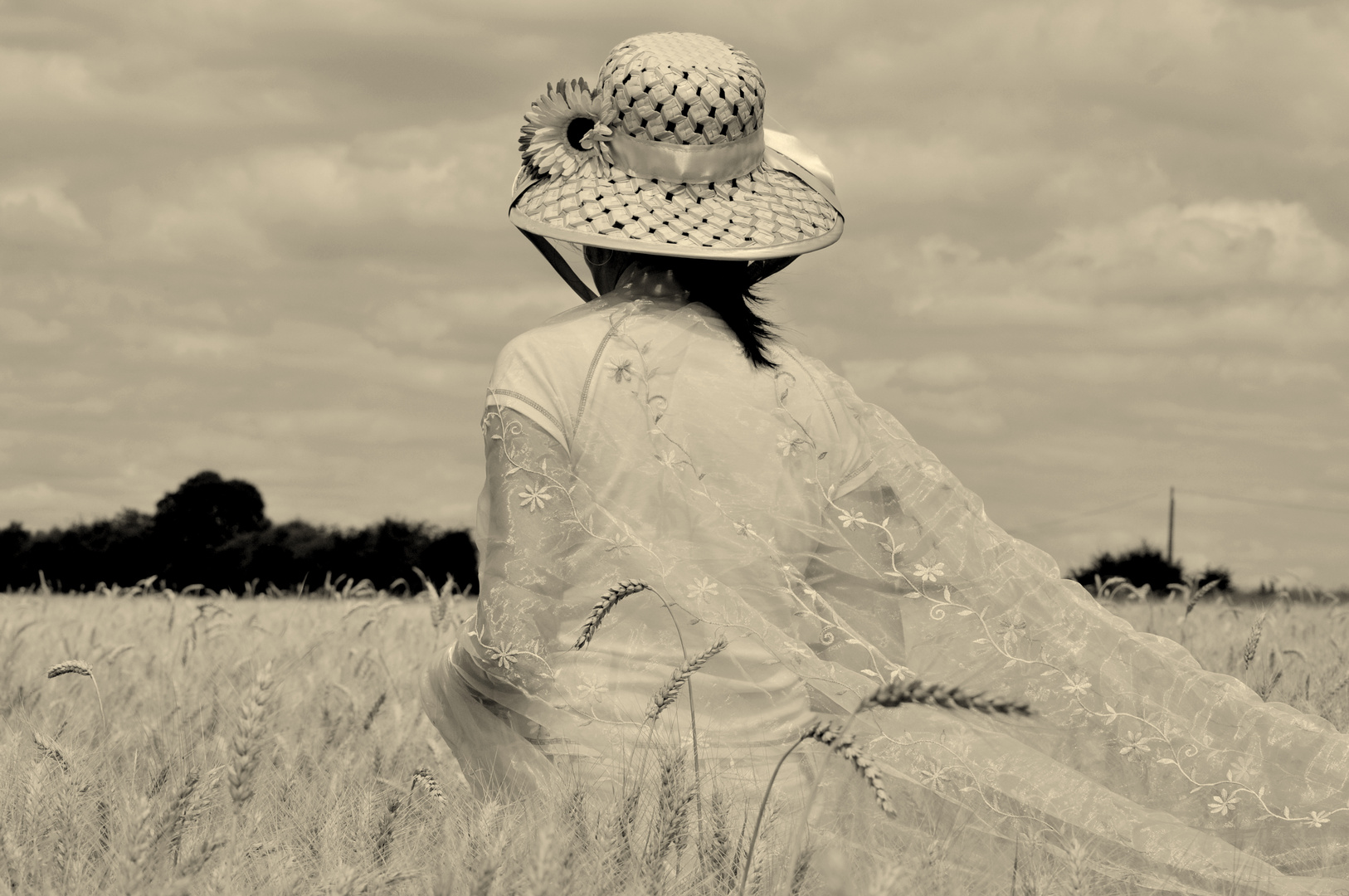 la même en noir et blanc