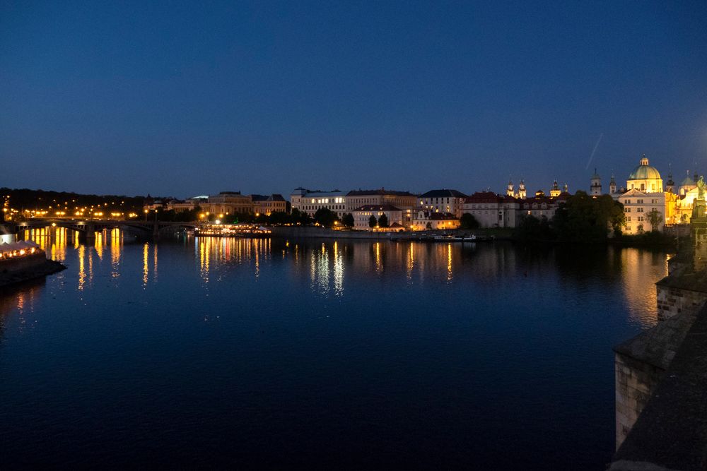 La Moldava dal Ponte Carlo