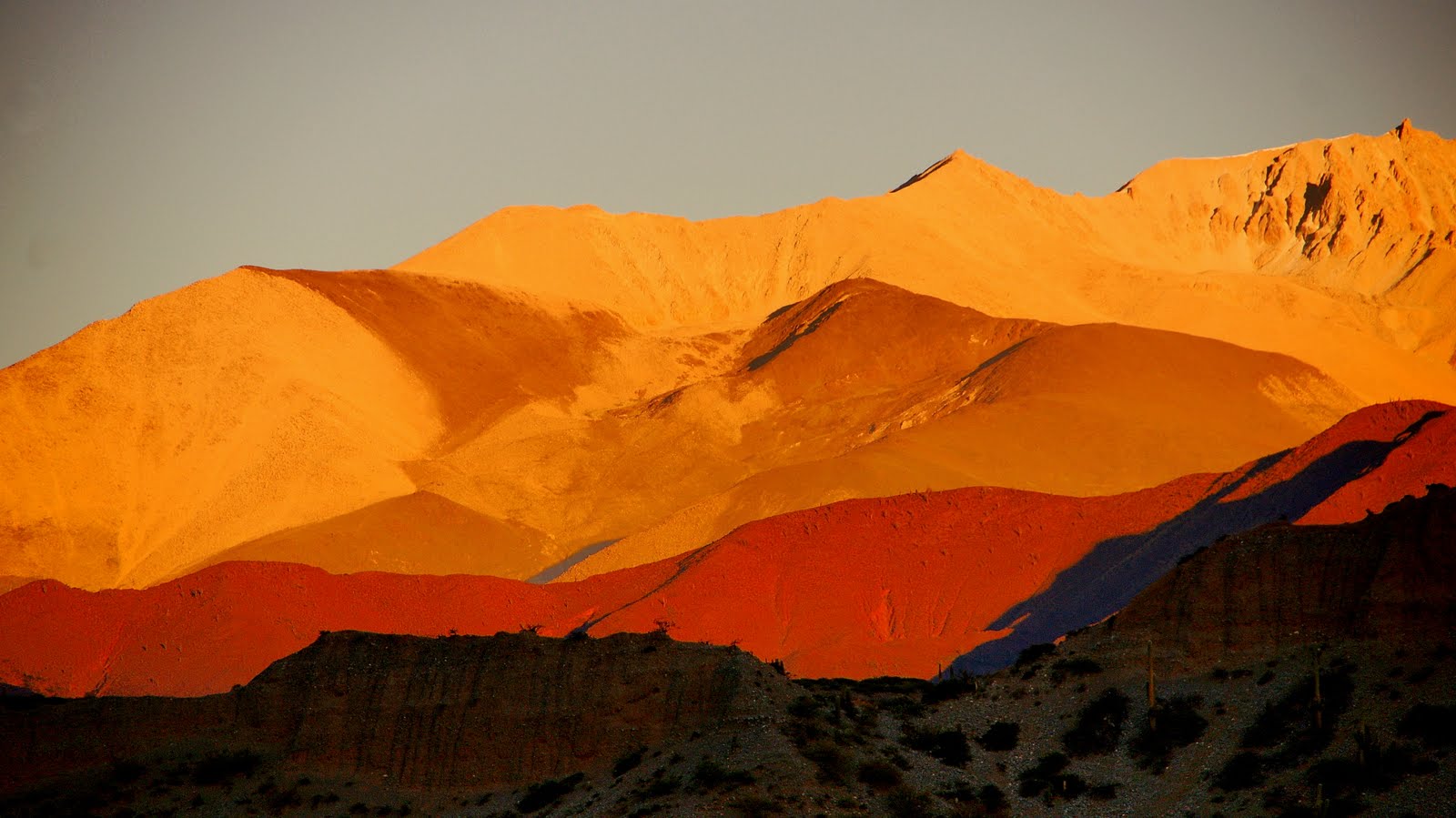 La montaña de colores.