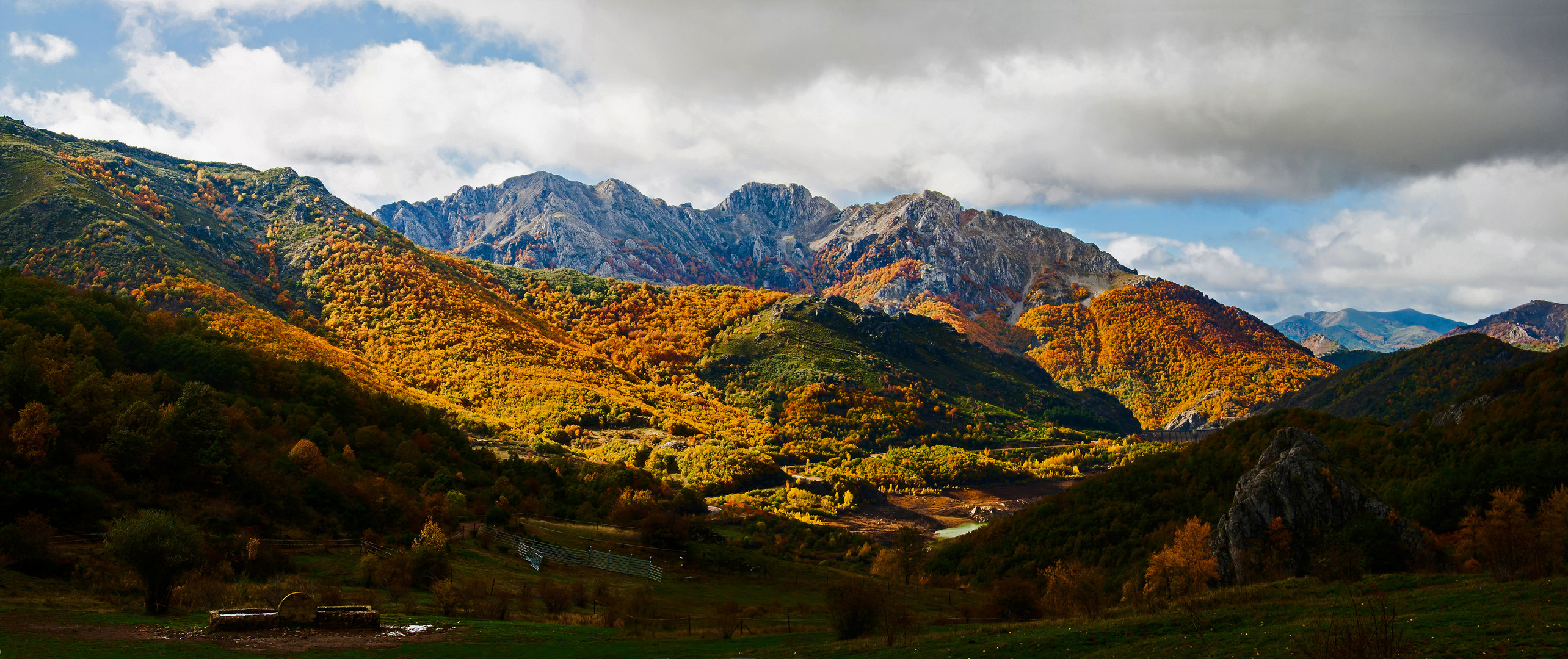 La montaña de Riaño en otoño