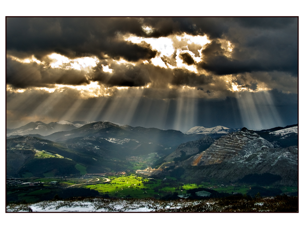 La montaña herida